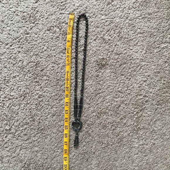 🌻 🌸 Hematite Necklace – Bold Geometic Design – Pristine Condition - Picture 9 of 11